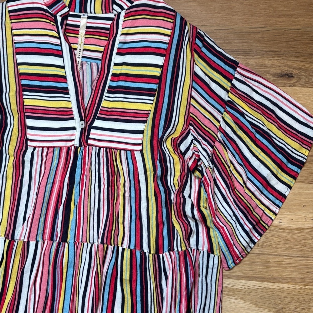 Uncle Frank Multicolor Striped Flowy Dress Women’s S - Picture 5 of 13